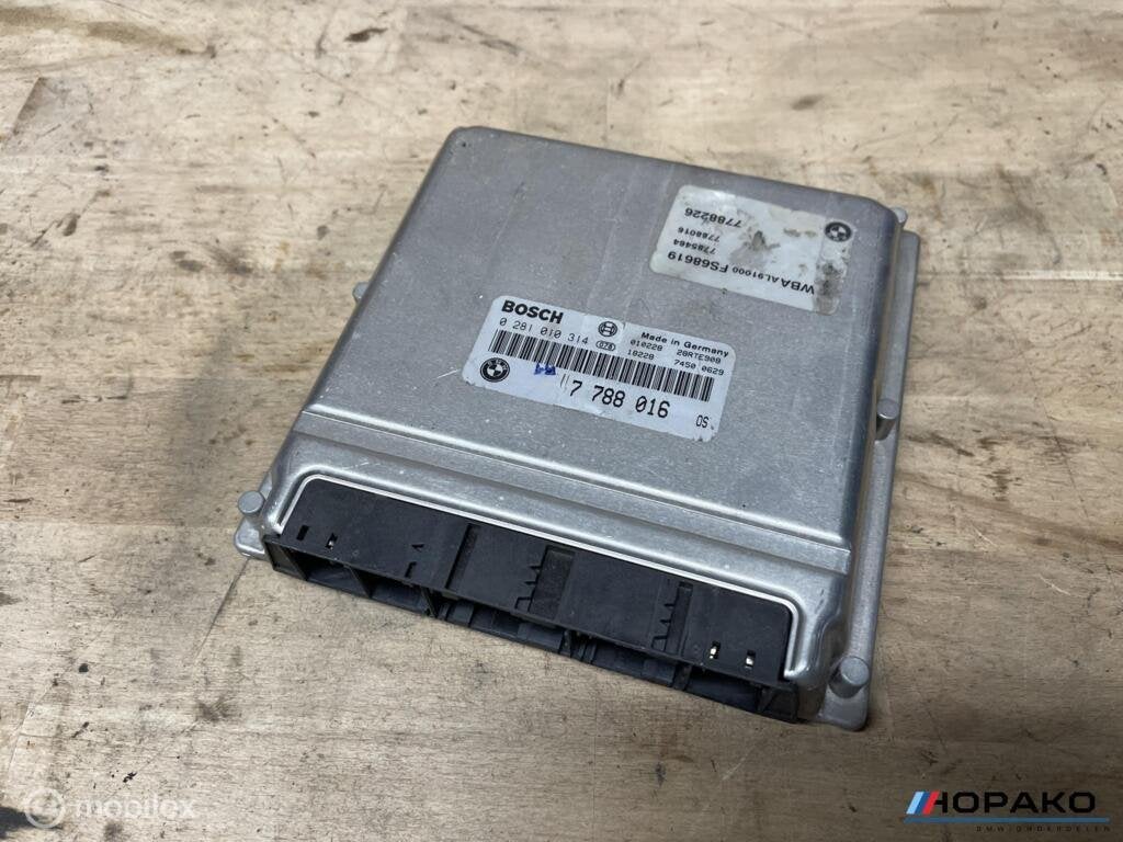 ECU / Motorcomputer BMW E46 3 serie | 7788016, Auto-onderdelen, Elektronica en Kabels, Gebruikt, Ophalen of Verzenden