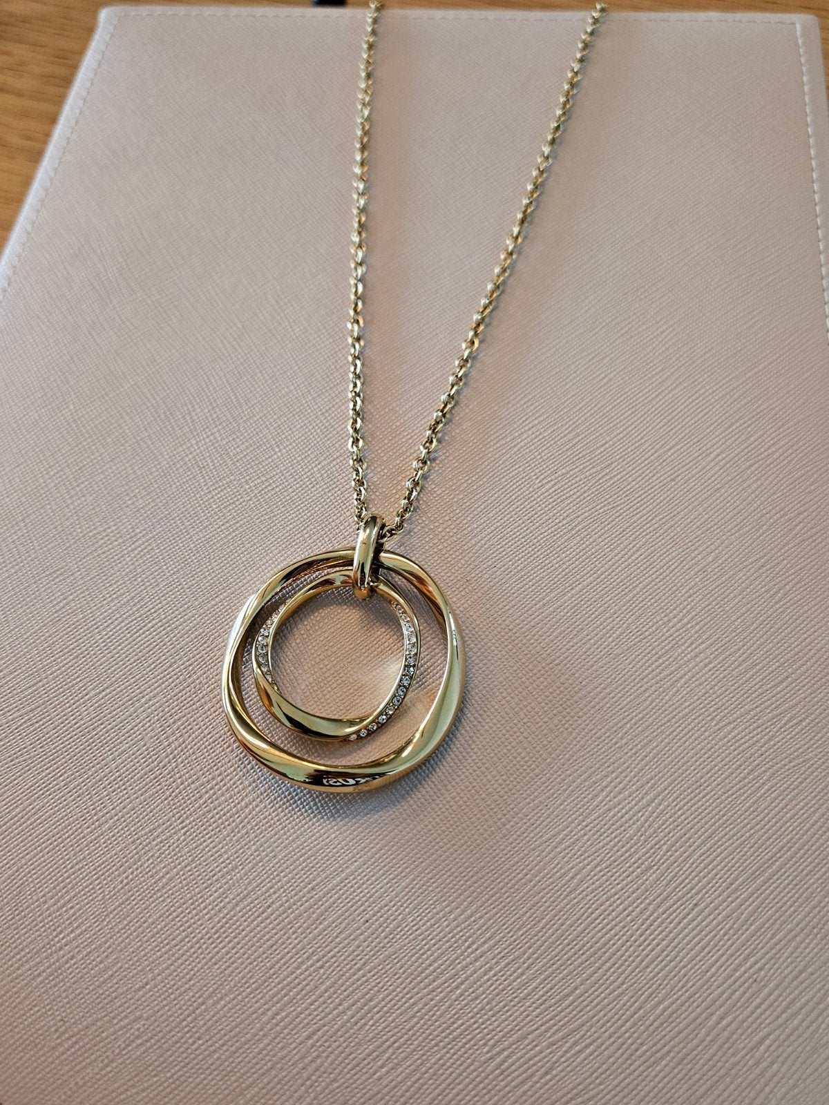 Pendentif en or Fossil - sans chaîne, Bijoux, Sacs & Beauté, Colliers, Enlèvement ou Envoi, Utilisé, Or