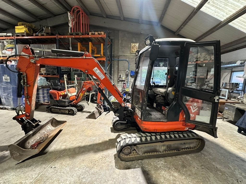 Kubota KX61-3, Enlèvement, Excavatrice