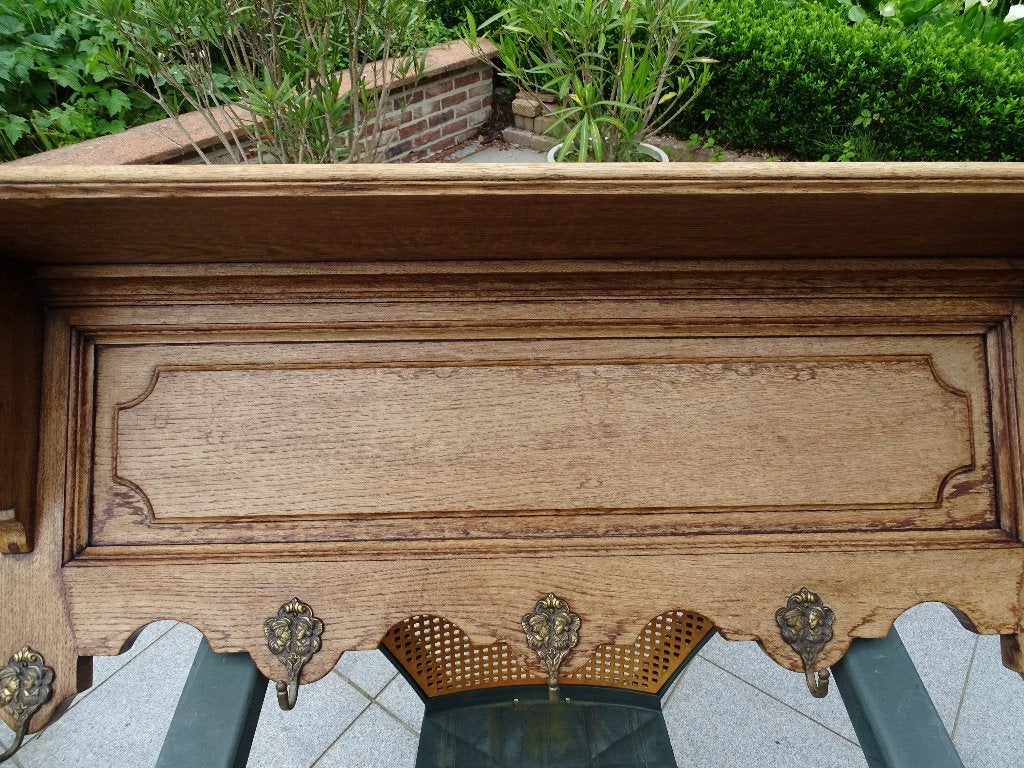 Eiken kapstok, Enlèvement, Comme neuf, Bois