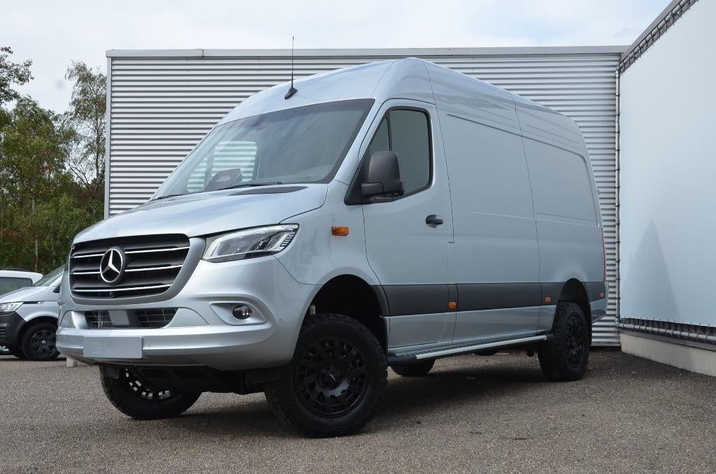 Mercedes Sprinter 319CDI- Automaat- 4x4- L2H2- 360cam-Nieuw, Autos, Argent ou Gris, Achat, Euro 6, Entreprise