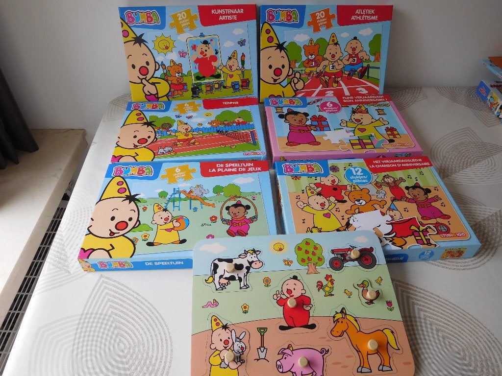 Te koop :bumba puzzels, Ophalen, Zo goed als nieuw