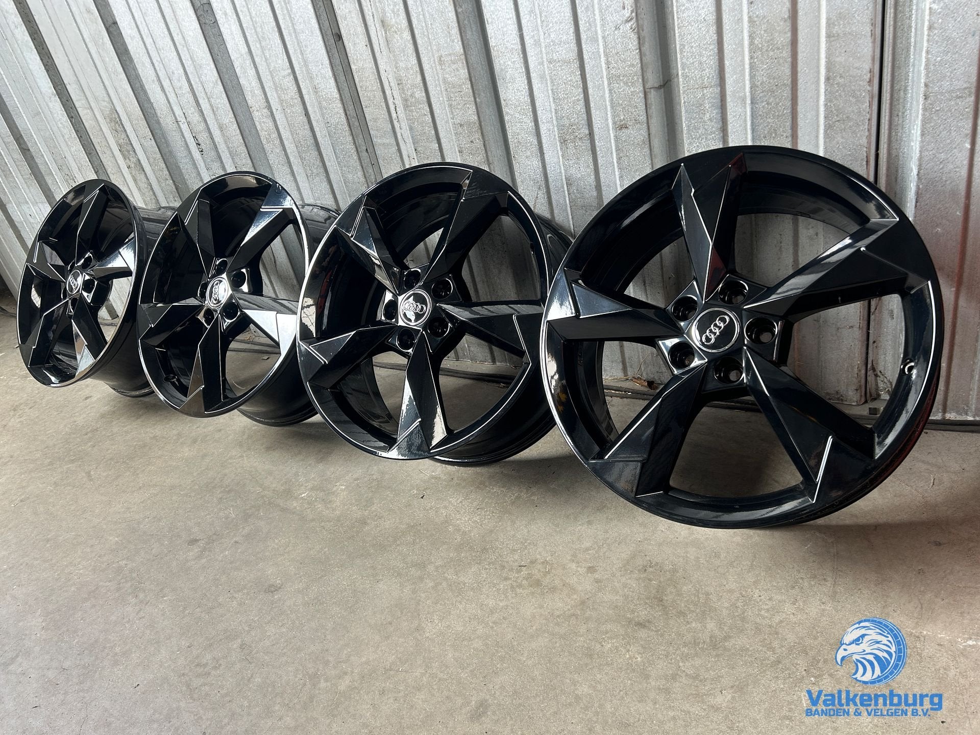Originele Audi A3 Q2 Q3 19 inch zwarte Rotor velgen 5x112, Véhicule de tourisme, -, 19 pouces, Utilisé