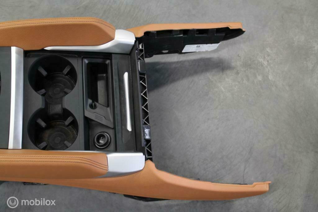 Middenconsole lichtbruin leder bmw x6 f16 (2014-heden), Auto-onderdelen, Interieur en Bekleding