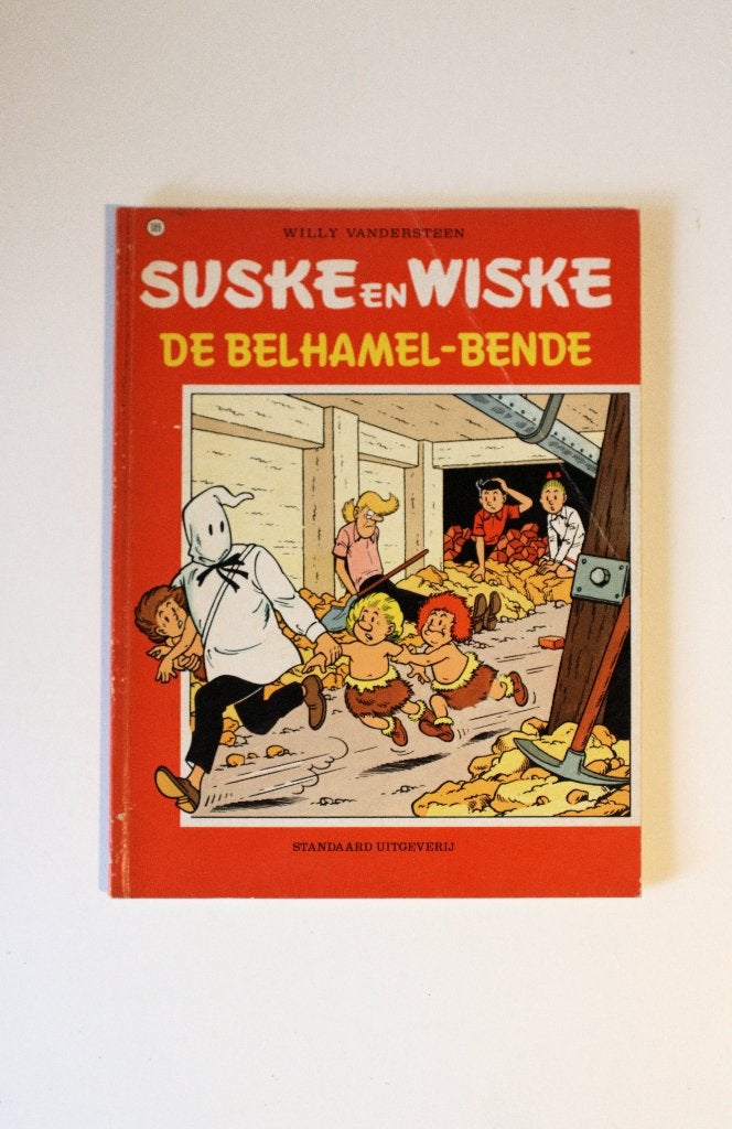 Suske en Wiske - De belhamel-bende Nr 189 (1ste druk), Gelezen, Willy Vandersteen, Eén stripboek, Ophalen of Verzenden