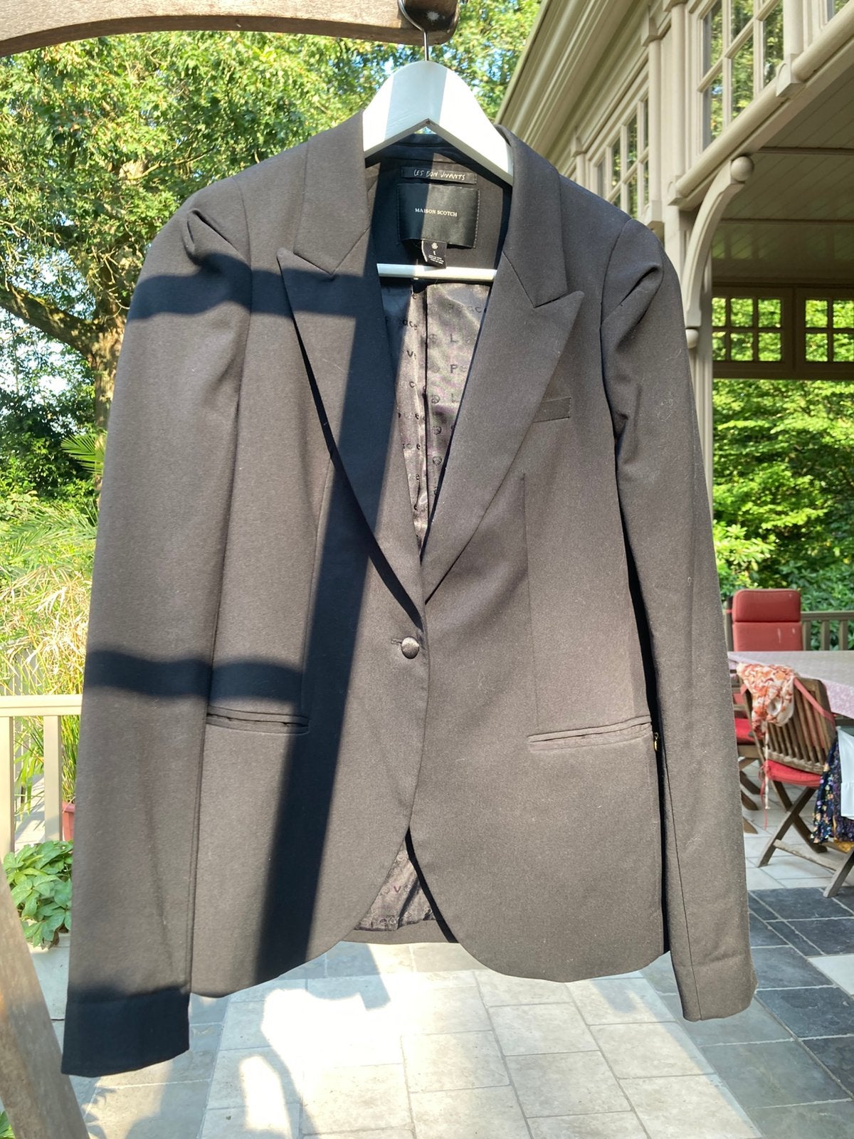 Blazer Scotch & Soda, Zwart, Ophalen of Verzenden, Zo goed als nieuw, Jasje