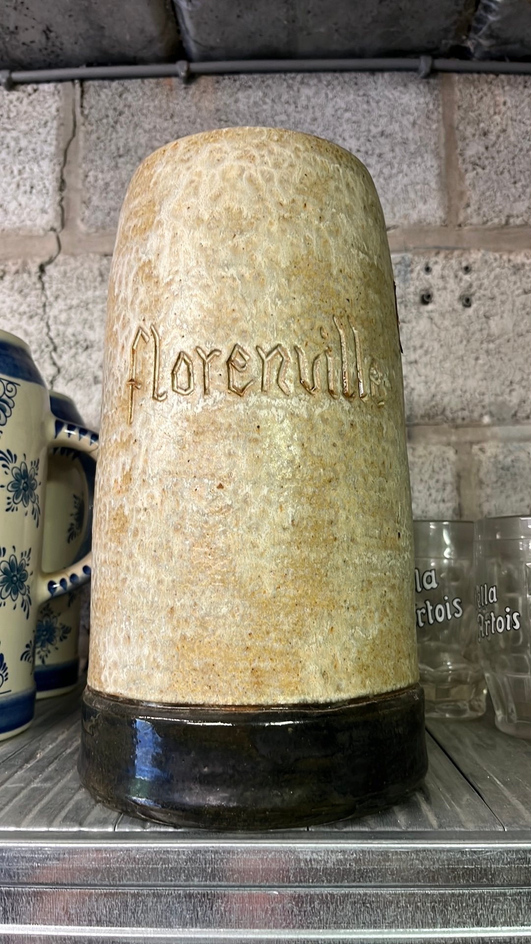 Magnifique chope en grès Florenville, Collections, Enlèvement ou Envoi