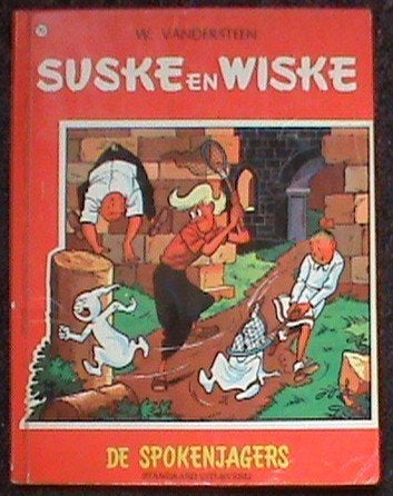Suske en Wiske De Spokenjagers 1e druk plastieke versie 1968, Eén stripboek, Ophalen of Verzenden, Gelezen