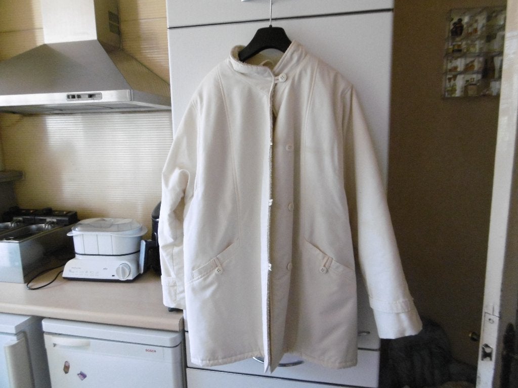 kledij dames vest in echt schapenvacht M, als nieuw, Ophalen of Verzenden, Nieuw, Maat 38/40 (M), Wit
