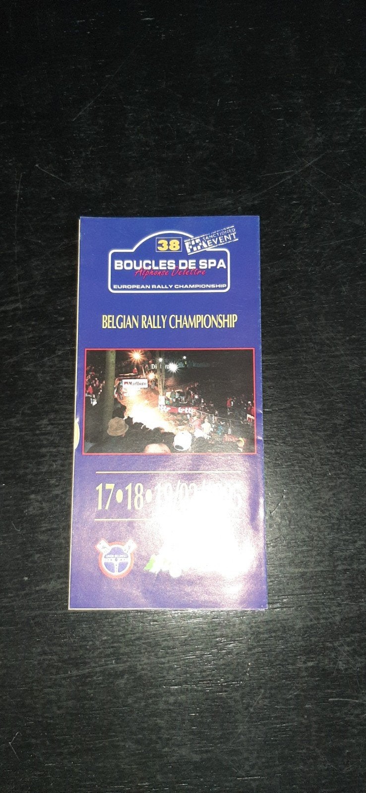 Boucles de Spa  1995 Folder, Ophalen of Verzenden