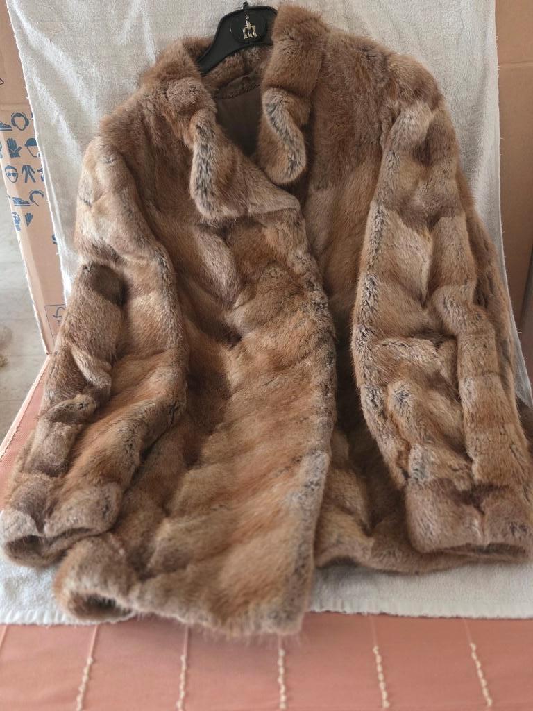 bontmantel, Kleding | Dames, Bruin, Zo goed als nieuw, Ophalen, ANDERE