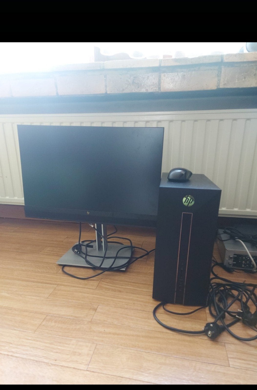 Pc met scherm en inktpatronen., Ophalen