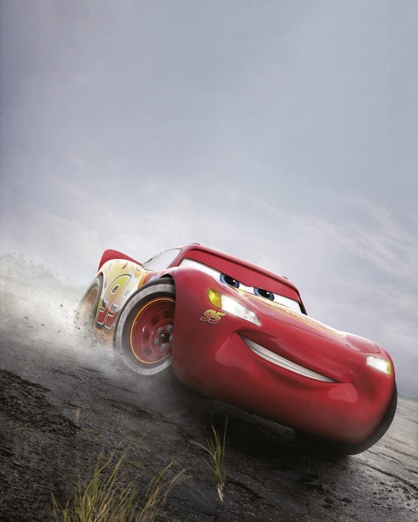 Disney Cars Vlies Behang McQueen 200x250 - Gratis Verzending, Enlèvement ou Envoi, Neuf, Décoration murale