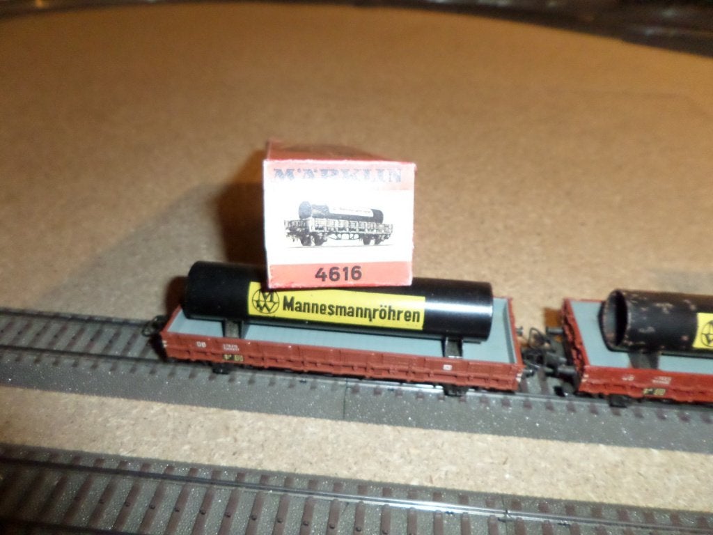 MARKLIN HO lot 8 wagons Mannesmann 4616, Envoi, Comme neuf, Wagon