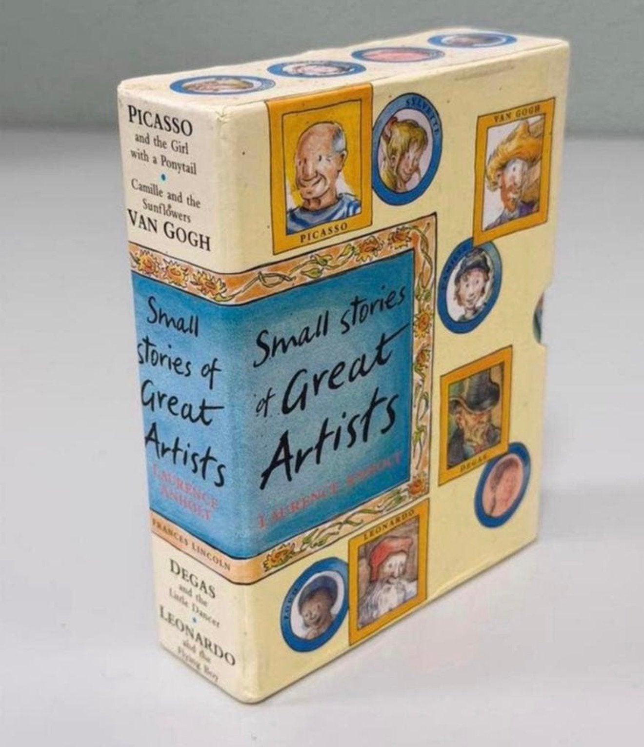 Small Stories of Great Artists - Laurence Anholt 2002 editie, Ophalen of Verzenden, Zo goed als nieuw, Schilder- en Tekenkunst
