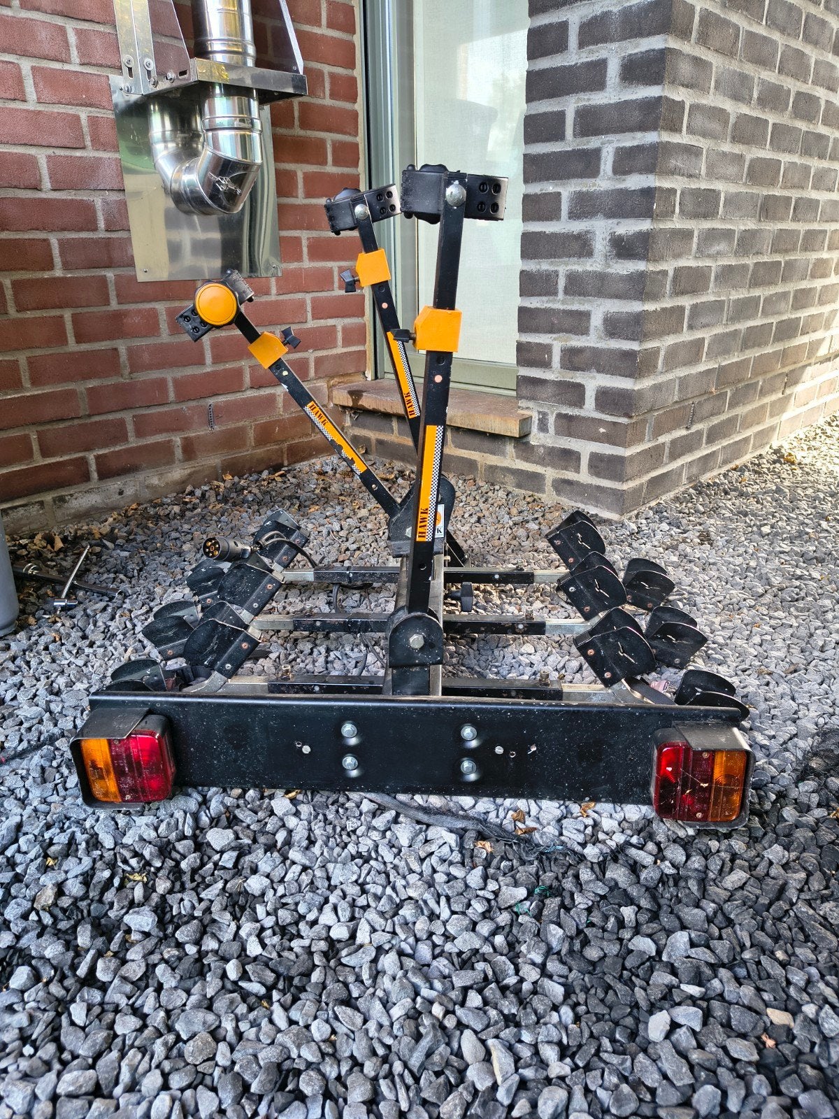 Fietsdrager Hawk voor 3 fietsen., Auto diversen, Fietsendragers, Ophalen, 3 fietsen of meer, Gebruikt, Trekhaakdrager