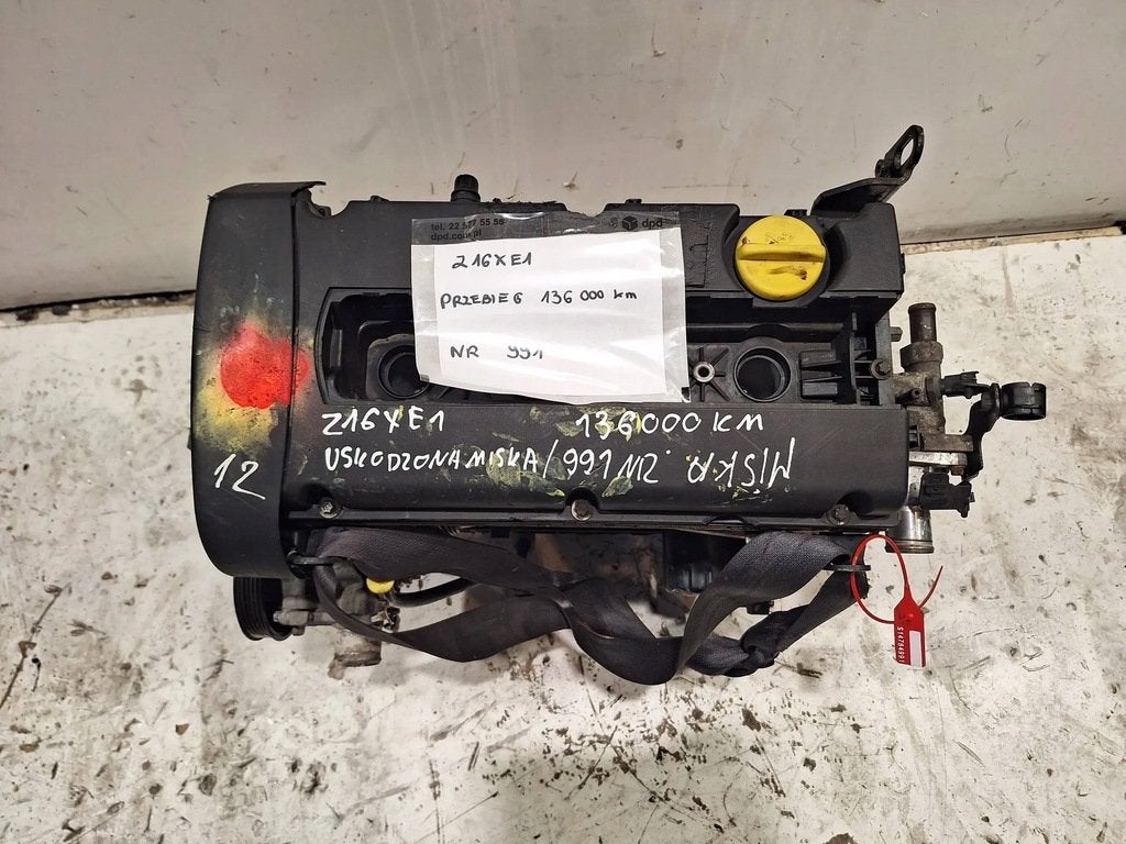 Moteur Z16XE1 Nu OPEL ASTRA ZAFIRA, Envoi, Utilisé, Daihatsu
