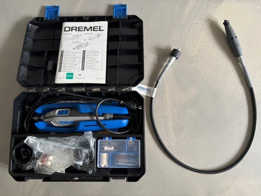 Dremel 4300 multitool met flexibele as en veel accessoires, Doe-het-zelf en Bouw, Gereedschap | Handgereedschap, Zo goed als nieuw