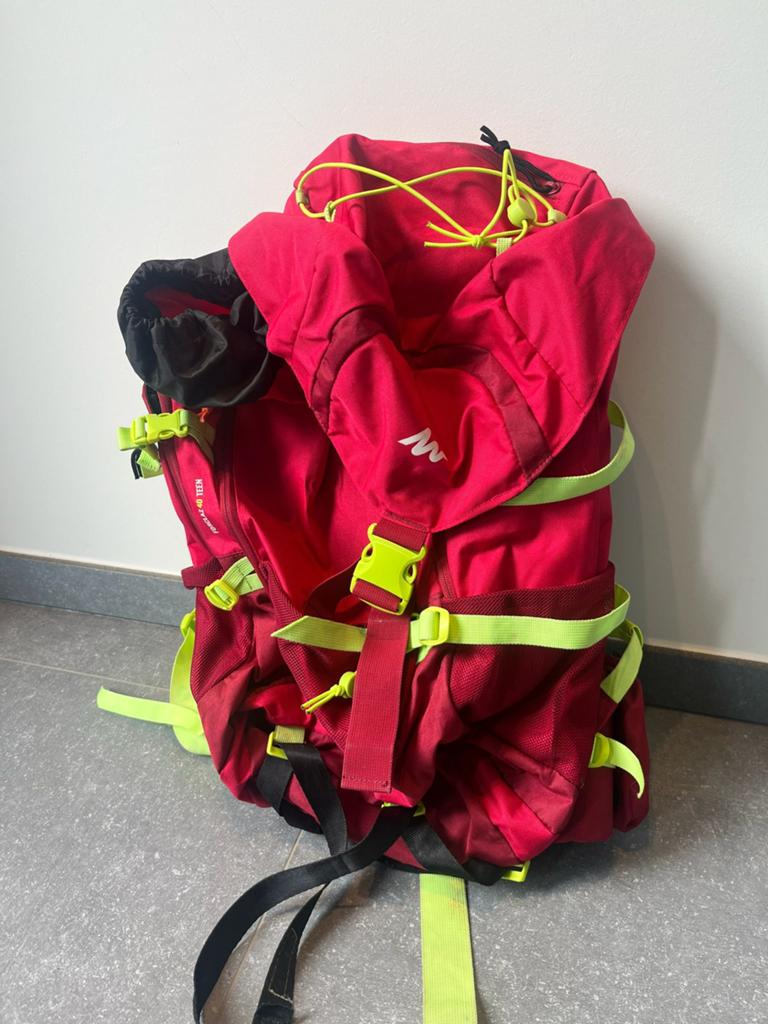 Rugzak trekking scouts of Chiro 40 liter, Caravans en Kamperen, Kampeeraccessoires, Ophalen, Zo goed als nieuw