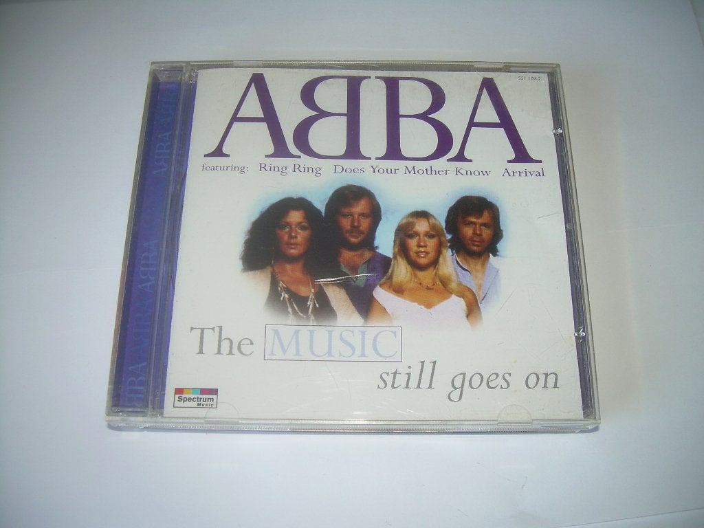 CD - ABBA - THE MUSIC STILL GOES ON, Cd's en Dvd's, Cd's | Pop, Pop, Ophalen of Verzenden, Zo goed als nieuw, Eerste persing