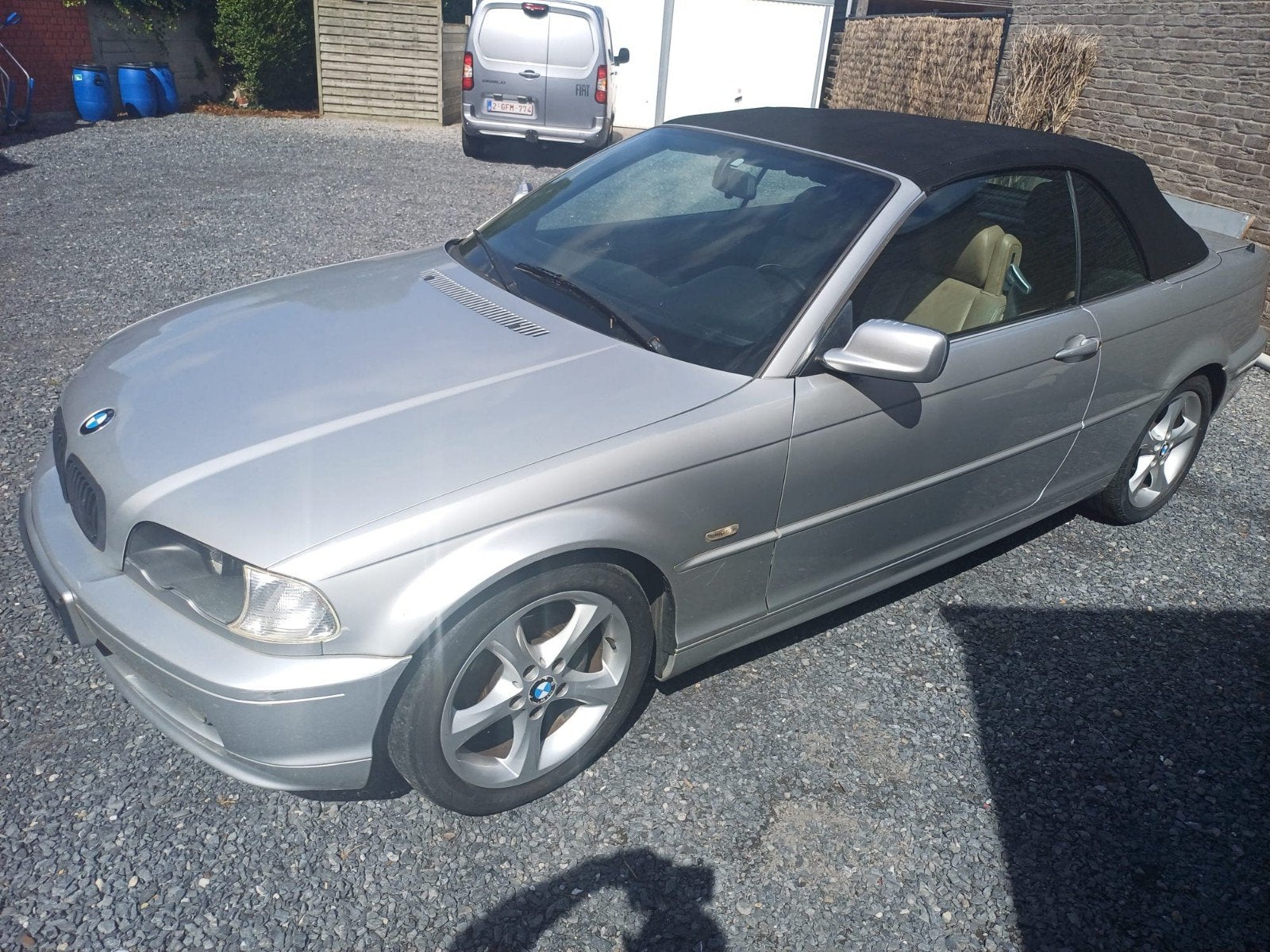 Bmw E46 320ic, Achterwielaandrijving, Beige, Cabriolet, Leder