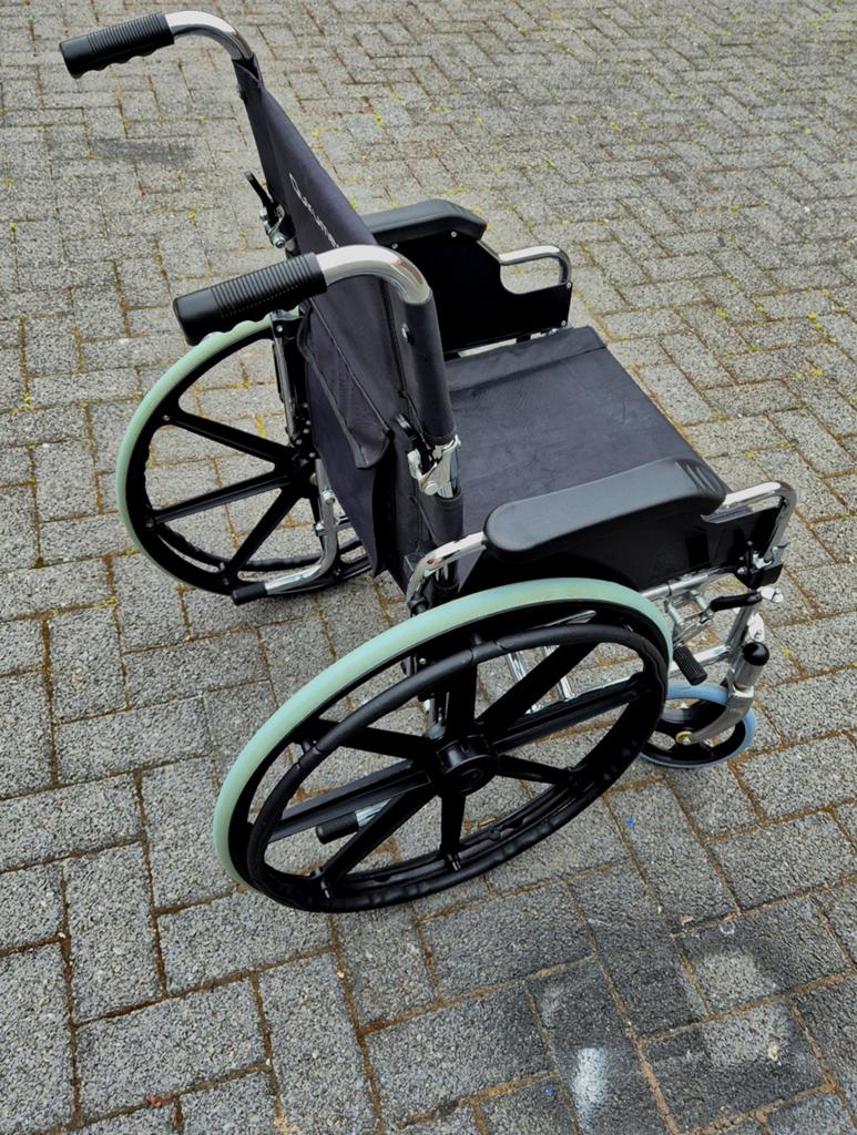 Rolstoel, Diversen, Rolstoelen, Ophalen, Inklapbaar, Zo goed als nieuw, Duwrolstoel