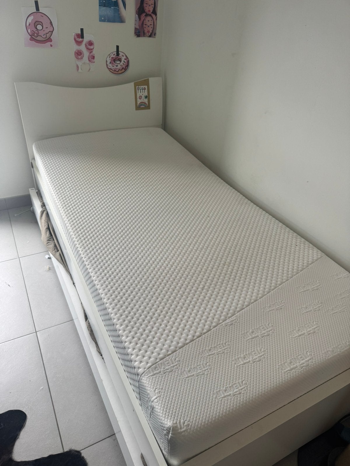 Tempur matras, Huis en Inrichting, Slaapkamer | Bedden, Ophalen, Zo goed als nieuw