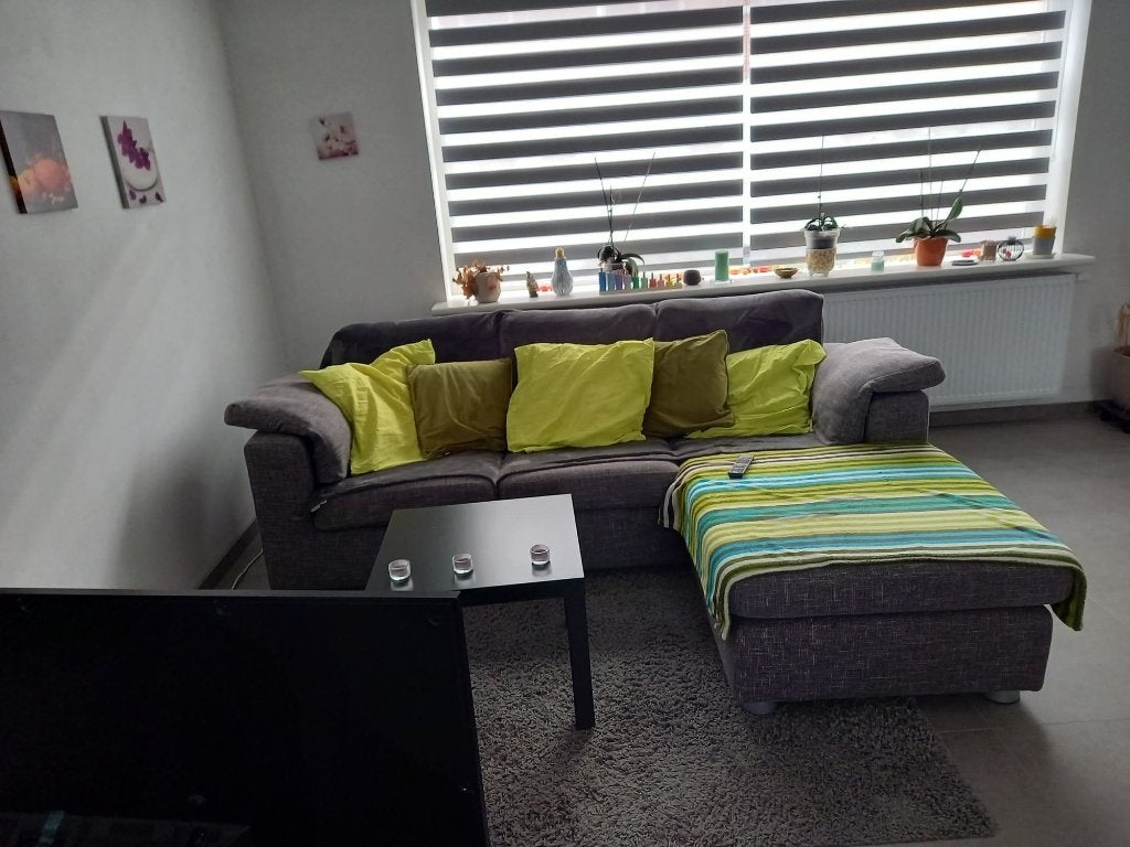 modulaire hoekzetel grijs - Weba - Sandy, Maison & Meubles, Enlèvement, Utilisé, Tissus, Modern