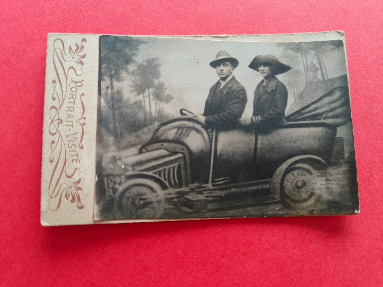 magnifique couple de photos des années 1920, Antiquités & Art, Art | Dessins & Photographie, Enlèvement ou Envoi, Photo