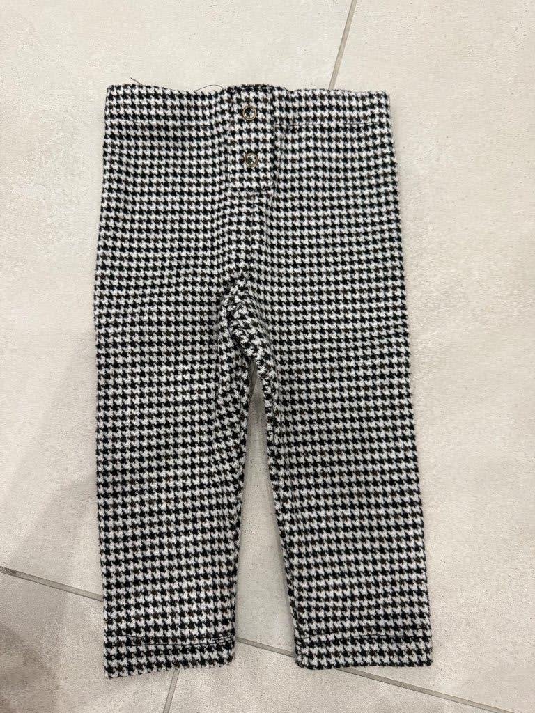 Pantalon Zara pied-de-poule noir et blanc, Enfants & Bébés, Enlèvement ou Envoi, Zara, Fille, Pantalon