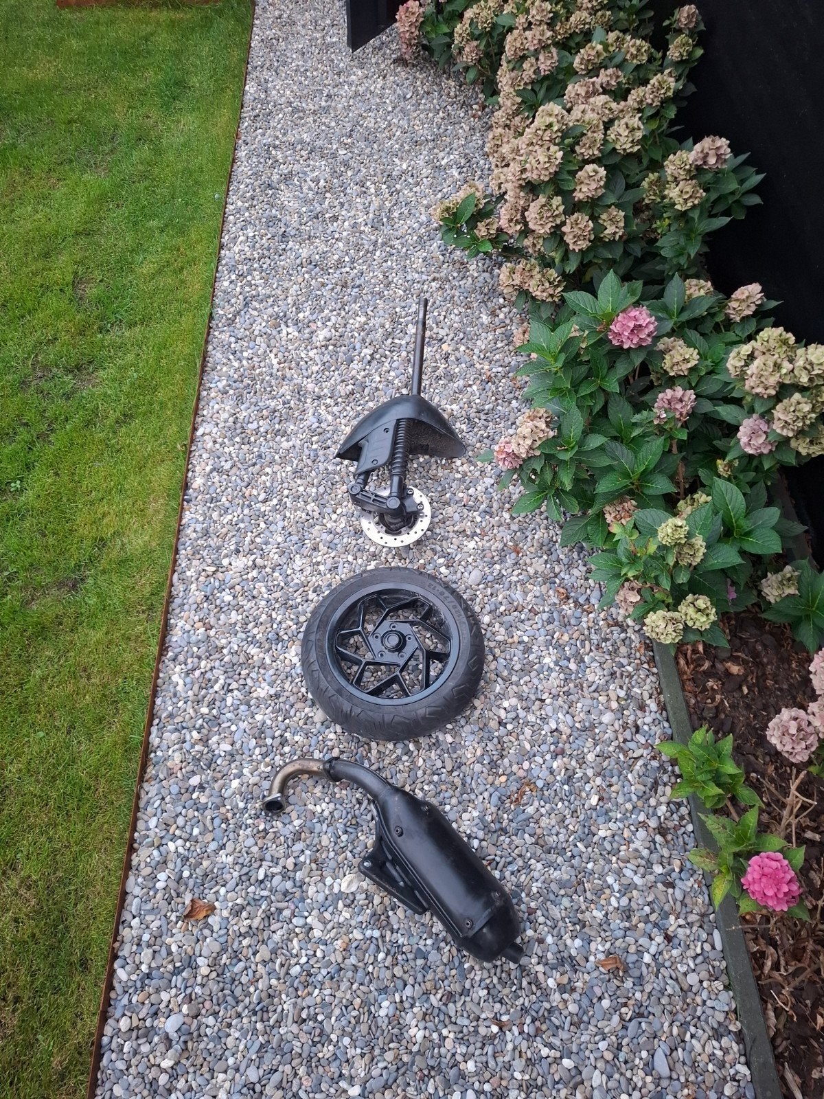 omlas vork vespa elektra velg en sm06 met rvs, Ophalen of Verzenden