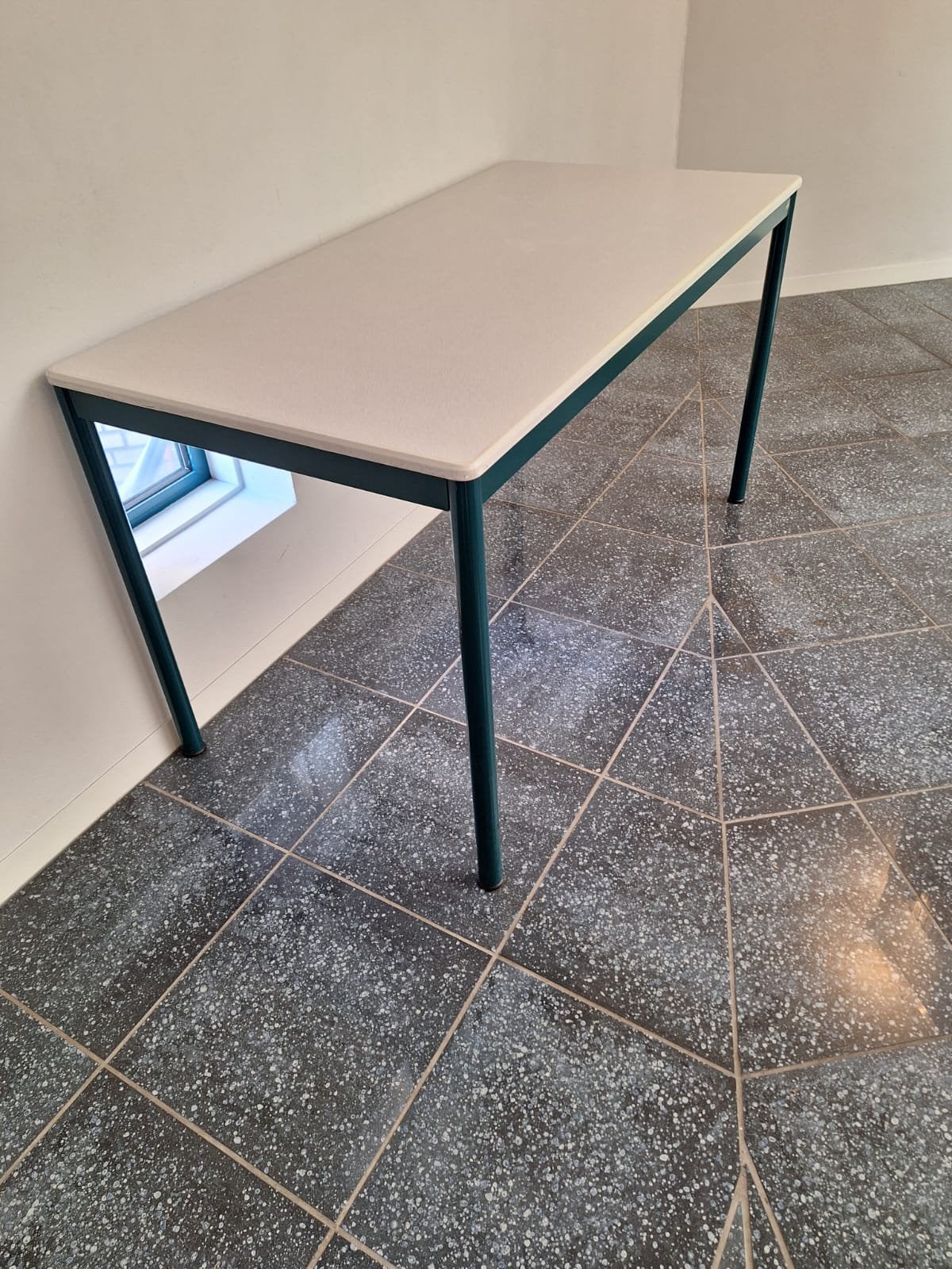 Tables de cantine vintage Promes, Maison & Meubles, Tables | Tables à manger, Comme neuf, 50 à 100 cm, 100 à 150 cm, Quatre personnes