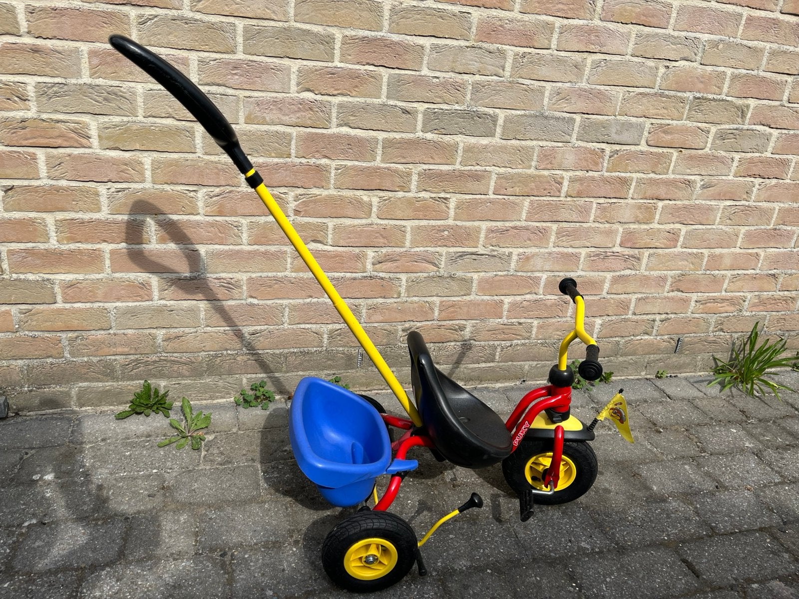 Pucky duw fiets, Ophalen, Gebruikt, Terugtraprem