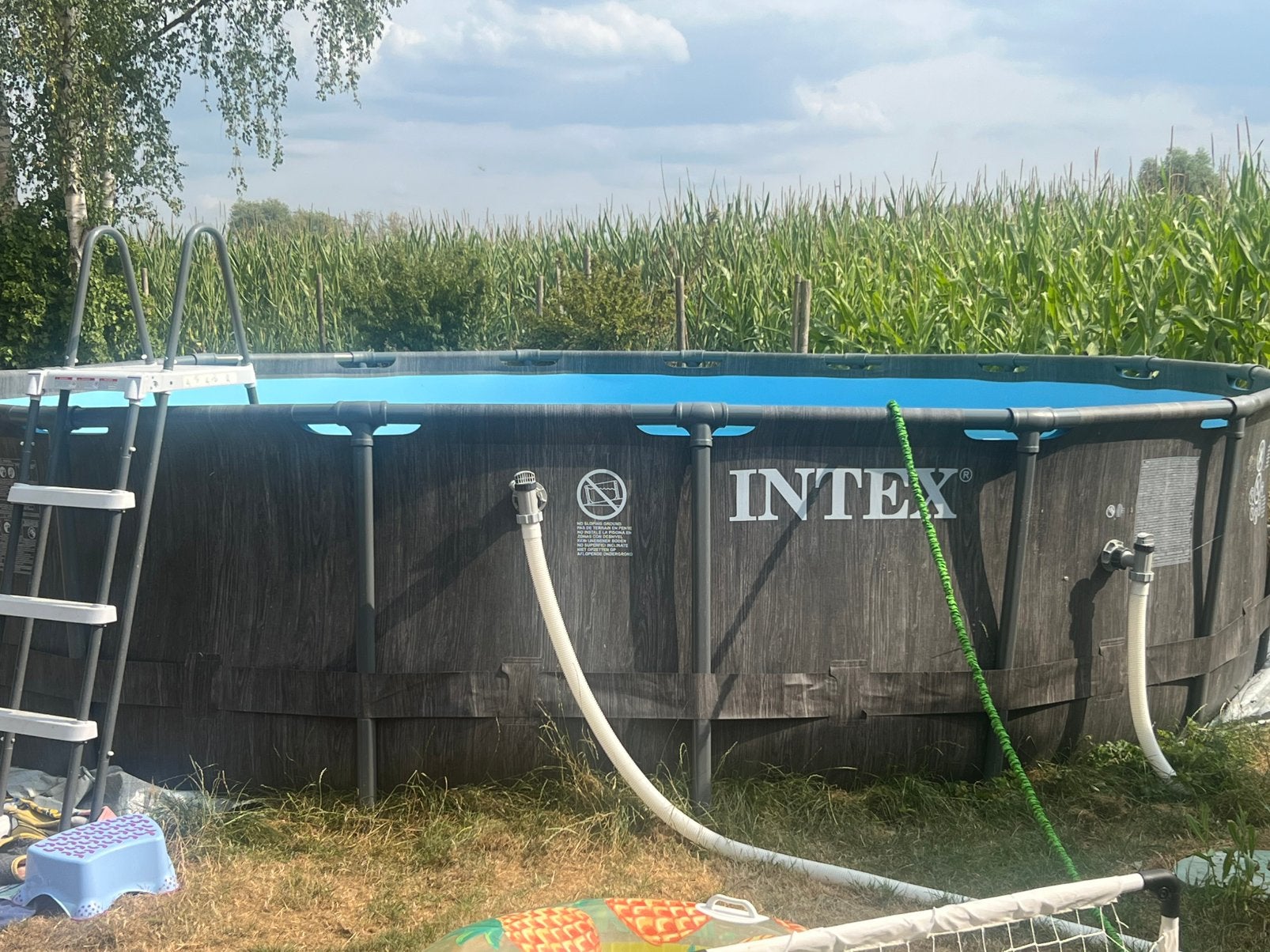 Zwembad intex nieuwe staat !, Tuin en Terras, Zwembaden, Zo goed als nieuw, Ophalen
