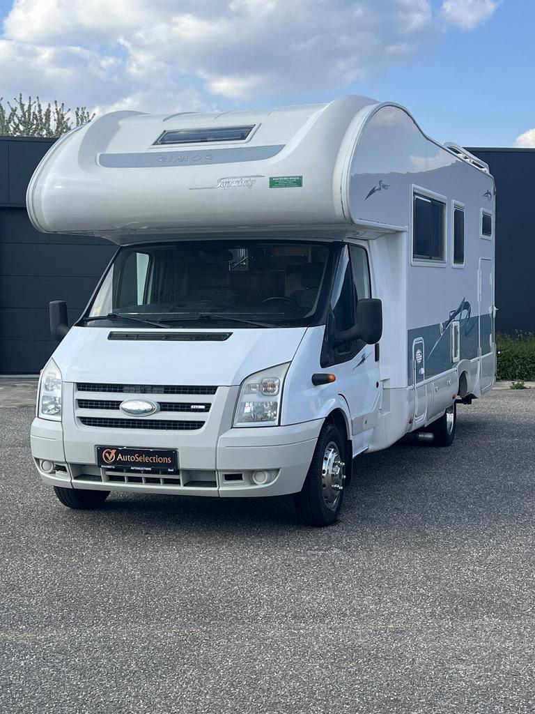 Ford Transit Superbrig met grote garage, Autos, Camionnettes & Utilitaires, Particulier, ABS, Airbags, Air conditionné, Bluetooth
