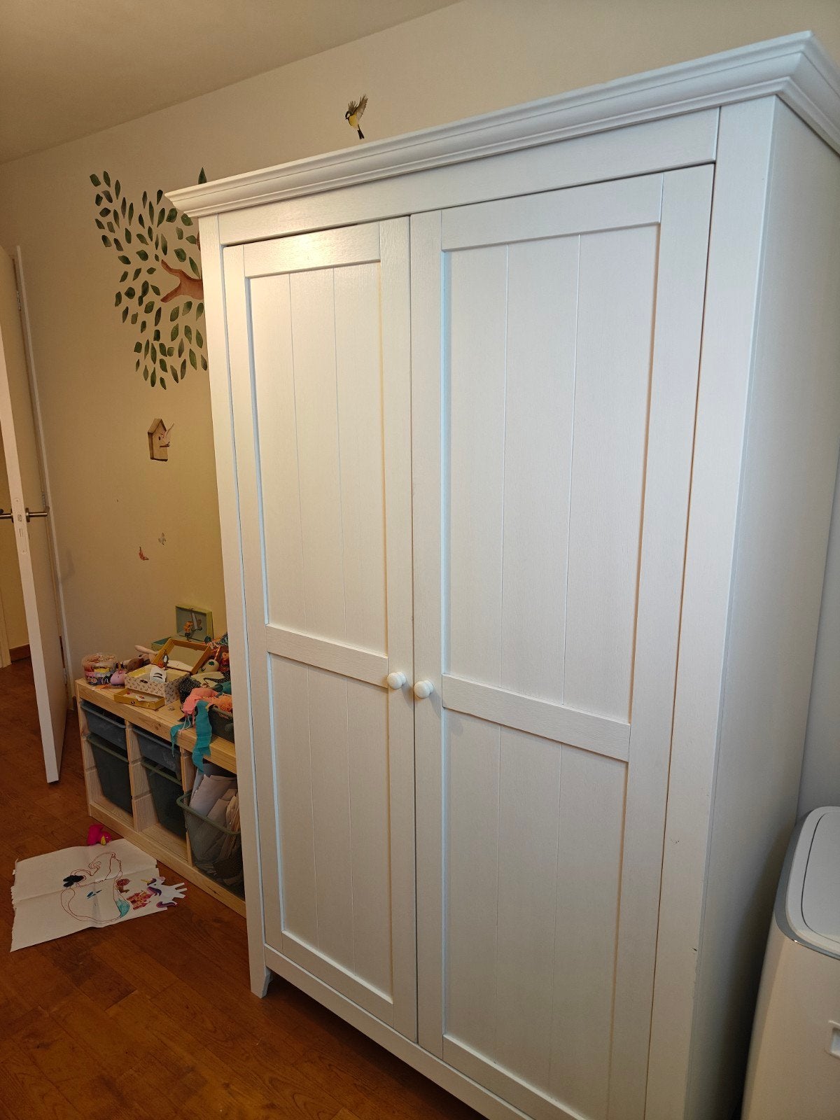 Kinderkleerkast Childwood, Huis en Inrichting, Ophalen, Met deur(en), Gebruikt, 100 tot 150 cm
