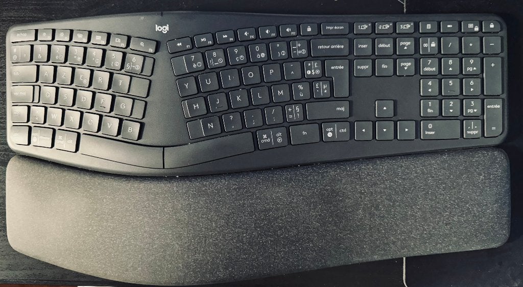 Clavier Logitech Ergo K860, Computers en Software, Toetsenborden, Logitech G, Azerty, Ophalen of Verzenden, Zo goed als nieuw