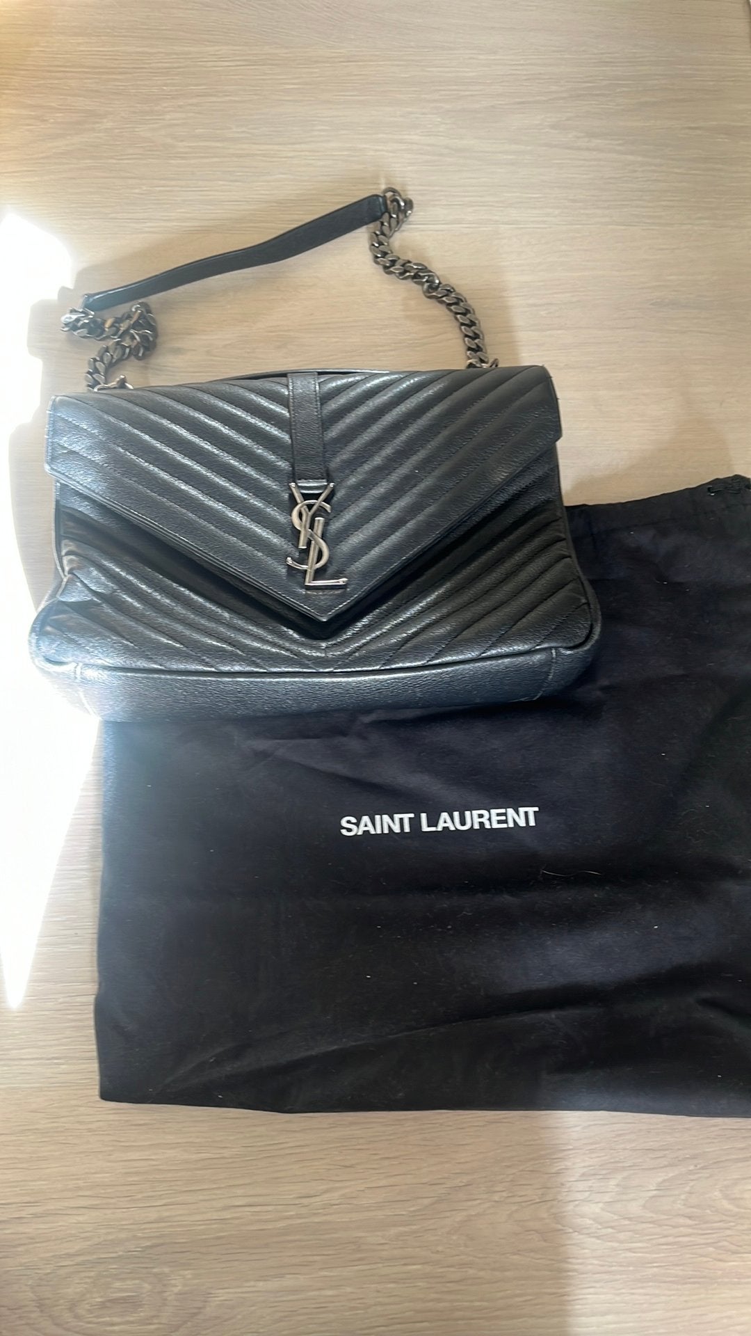 YSL handtas collega medium, Handtassen en Accessoires, Ophalen, Zo goed als nieuw, Handtas