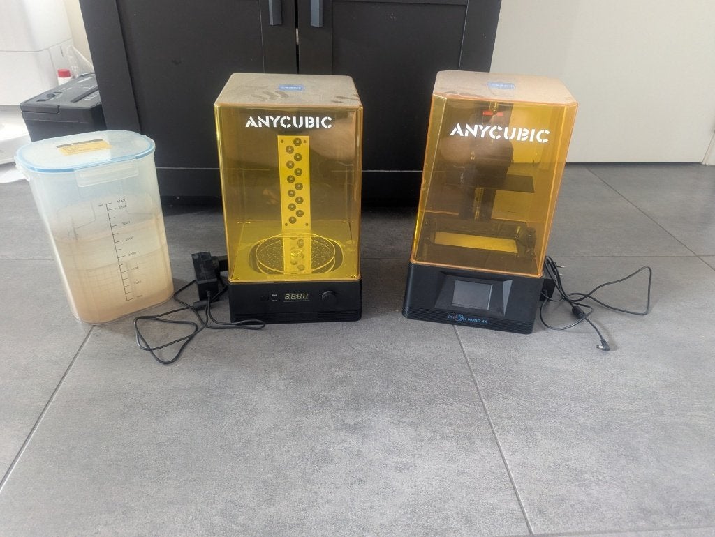 Anycubic Photon Mono 4k met wash and cure station, Computers en Software, 3D Printers, Ophalen, Gebruikt, Resin/Hars, Anycubic