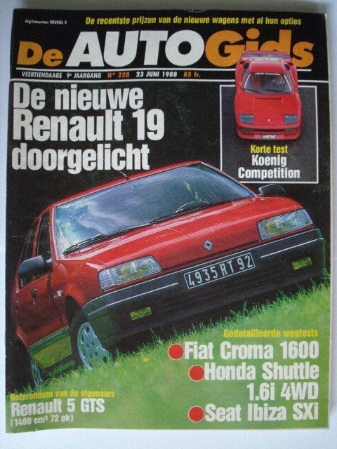 AutoGids 228, Livres, Autos | Brochures & Magazines, Envoi, Utilisé, Général