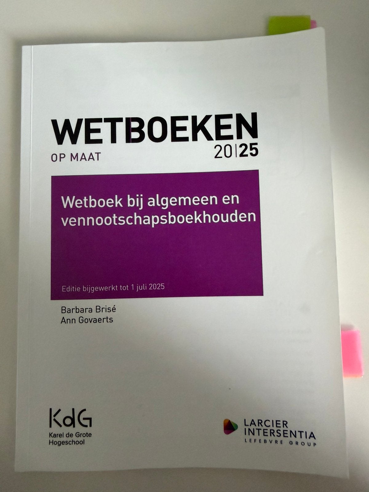 Wetboek bij algemeen en vennootschapsboekhouden, Boeken, Ophalen of Verzenden, Zo goed als nieuw