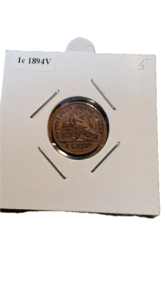 LEOPOLD II : 1 centime 1894V (1), Enlèvement ou Envoi