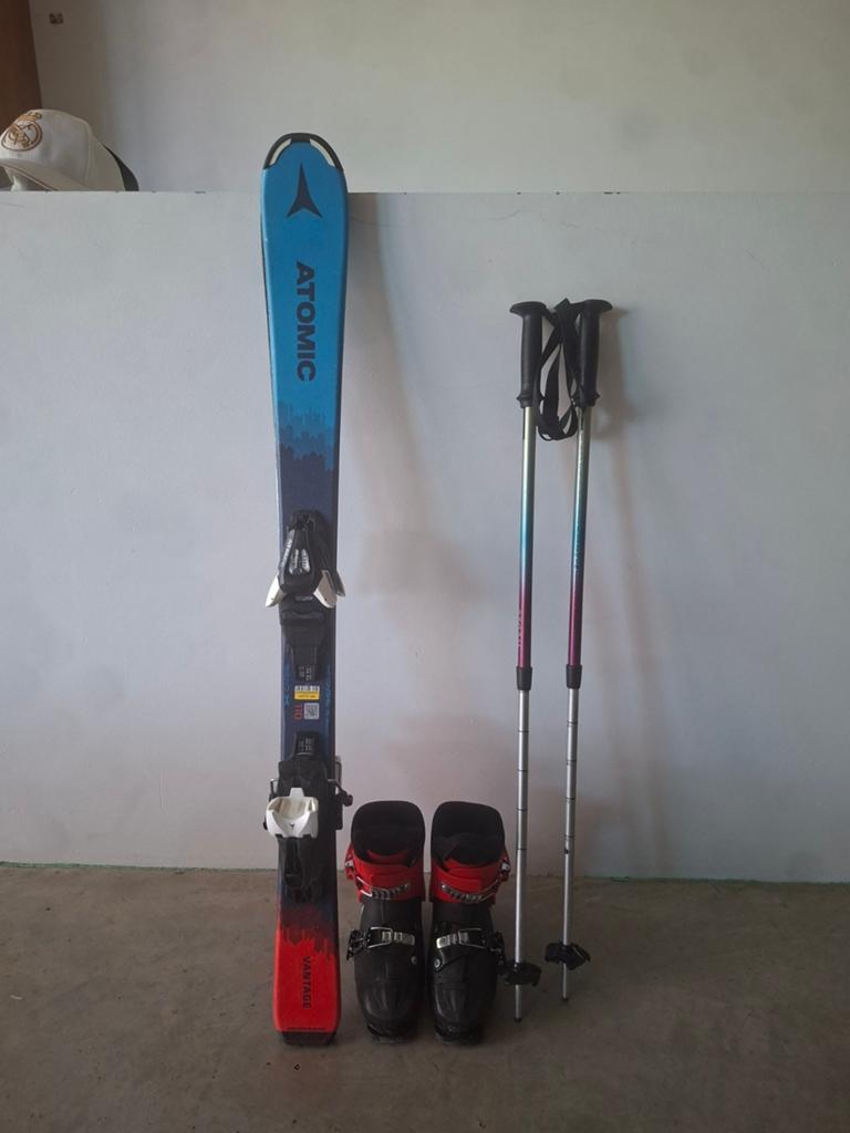 Atomic Ski set kinderen, Sport en Fitness, Skiën en Langlaufen, Ophalen, Ski