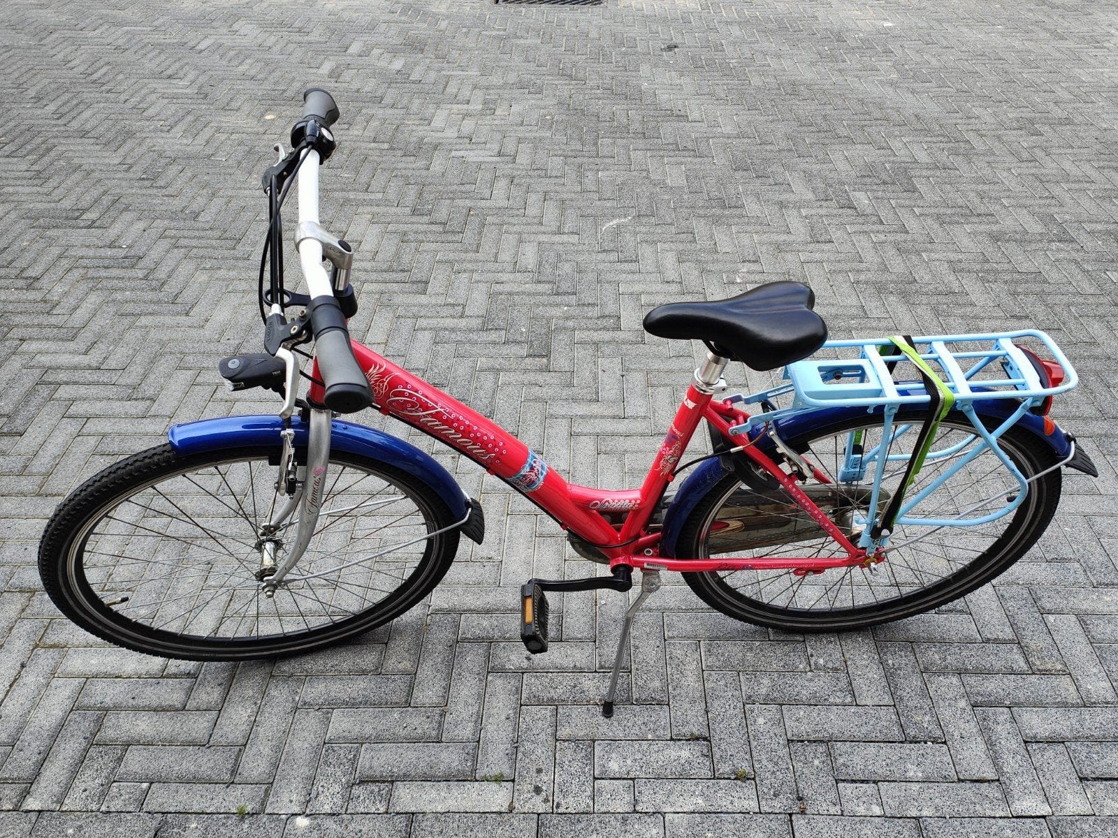 Toffe meisjesfiets, Fietsen en Brommers, Fietsen | Meisjes, Ophalen, 24 inch