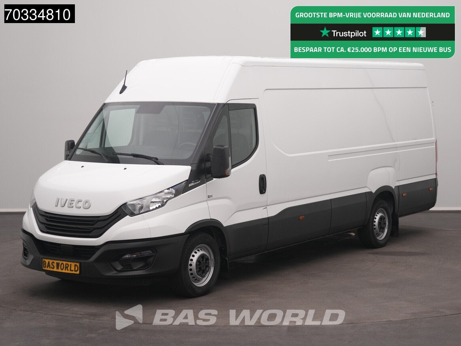 Iveco Daily 35S16 Automaat L3H2 Airco Camera Parkeersensoren, Automaat, Stof, Gebruikt, Euro 6