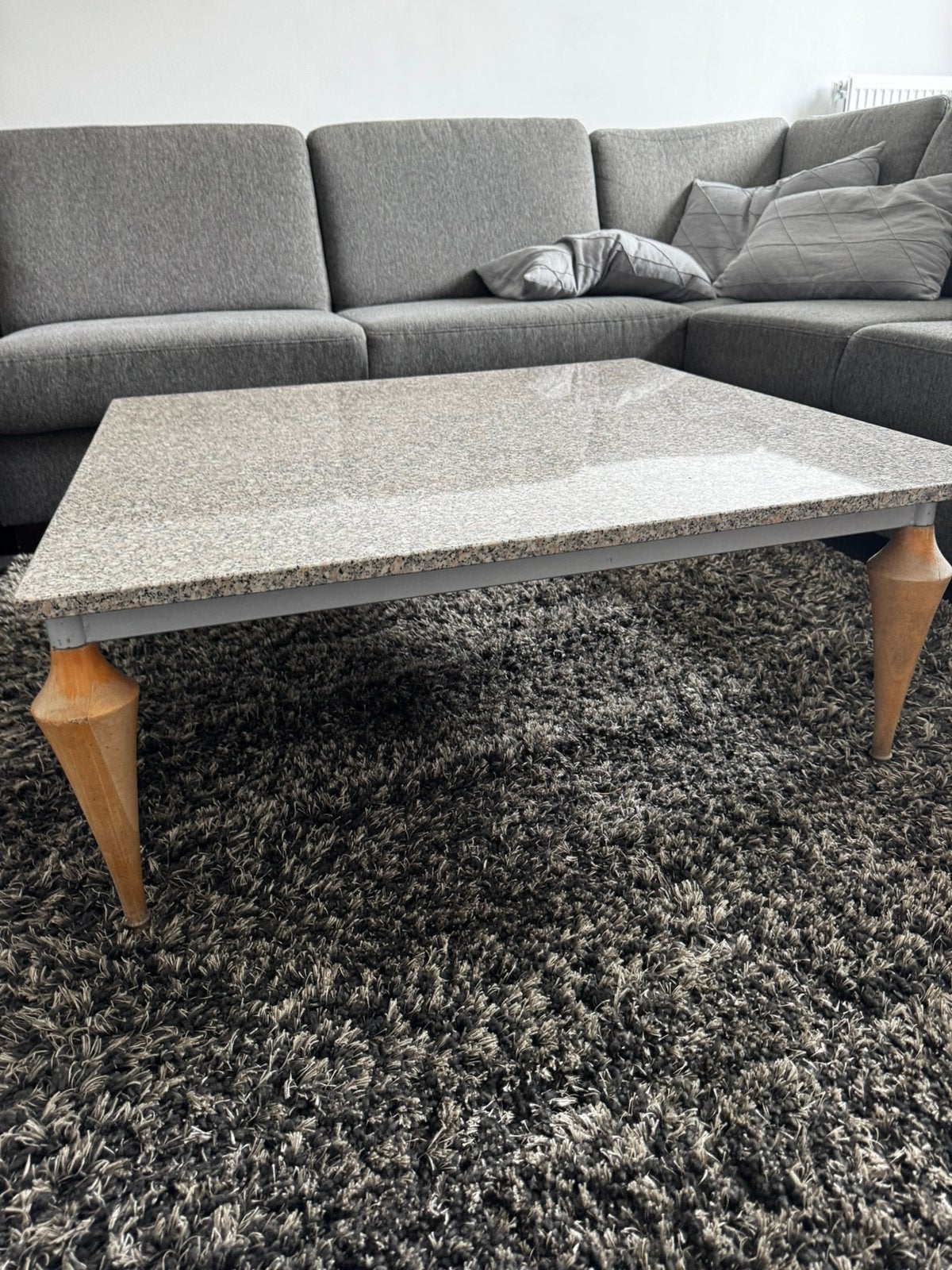Table basse en marbre, Enlèvement, Utilisé, Carré, Autres matériaux