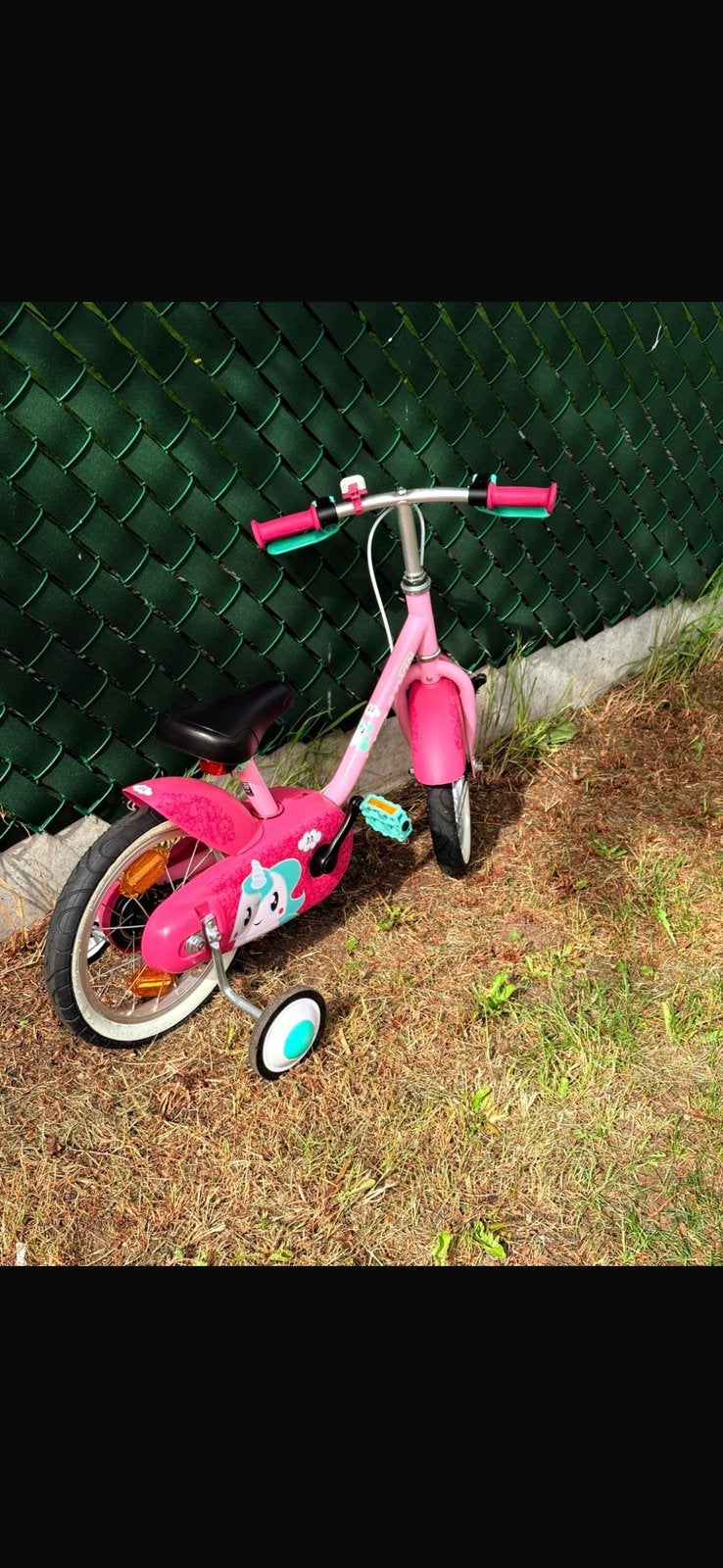Peuter fiets met ondersteuning wielen, Ophalen, Zo goed als nieuw