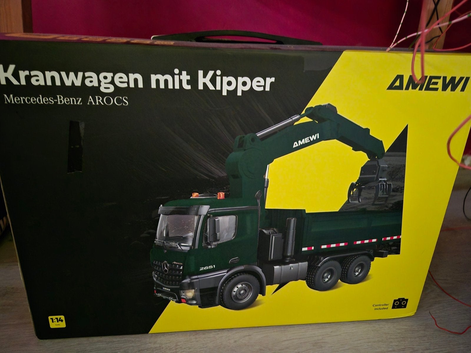 Rc vrachtwagen, Ophalen