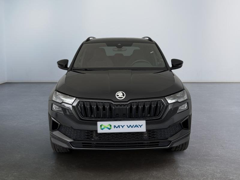 Skoda Karoq Sportline*Boite auto*GPS*Caméra*Carplay*Capteur, Automaat, 1498 cc, Euro 6, Zwart