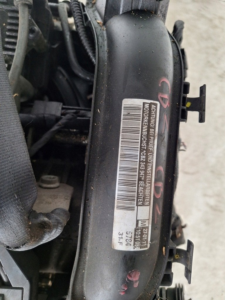 Moteur CBZB Complet YETI POLO SEAT GOLF IBIZA TOURAN A3 AUDI, Autos : Pièces & Accessoires, Envoi, Utilisé, Daihatsu